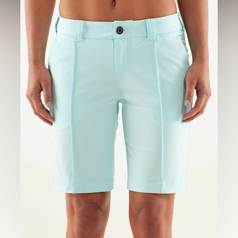Lululemon Club Short in Aquamarine- Size 10- read description